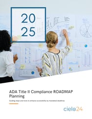 ADA Title II Compliance ROADMAP Planning