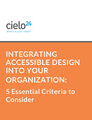 Integrating Accessible Design Cover Integrating Accessible Design Cover