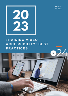 Training Video Accessibility eBook Cover