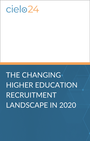 cielo24 eBook - The Changing Higher Education Recruitment Landscape