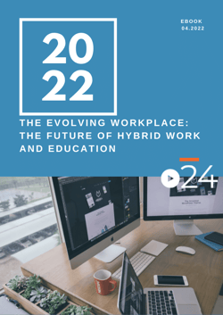 cielo24 eBook COVER - The Evolving Workplace - The Future of Hybrid Work and Education