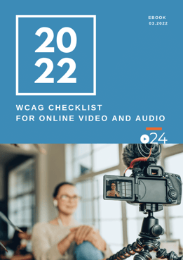 cielo24 eBook COVER - WCAG Checklist for Online Video and Audio