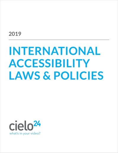 COVER_International Accessibility Laws and Policies